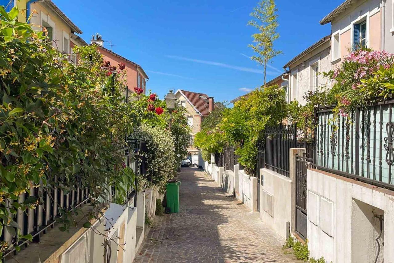 Charming Townhouse With Garden In The City Of Love Paryż Zewnętrze zdjęcie